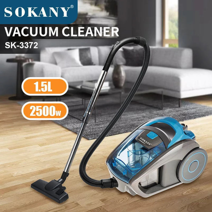 2500W 5M Cord Multifunction Silent Vacuum Cleaner, Household Dry And Wet Cleaning Machine, High Power Vacuum Cleaner