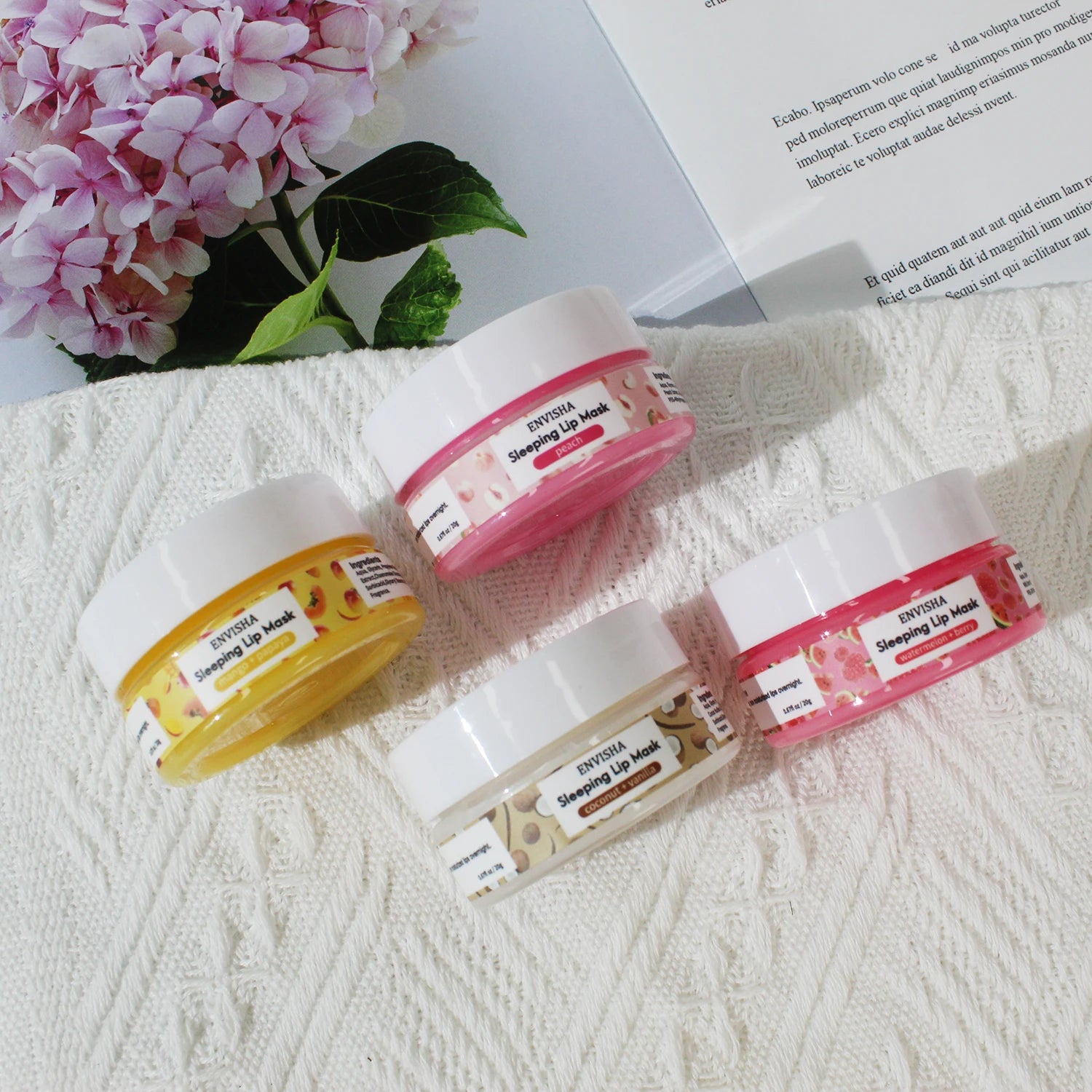 ENVISHA Mango Lip Sleep Mask Night Sleeping Maintenance Moisturizing Fade Lip Lines Nourishing Lip Balm Skin Care Beauty Health