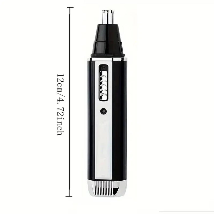 Electric nose hair trimmer with sideburns shaving function - Alecoy four in one precise design effortlessly creates a neat image