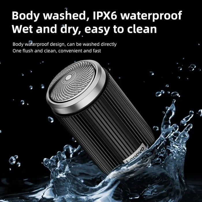 Lenovo Electric Razor ES10 Men's Business Portable IPX6 Waterproof Shaver High Speed Motor Fully Fit