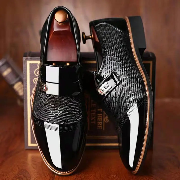 Wedding Business Dress Nightclubs Oxfords Breathable Working Lace Up Shoes New Fashion Mens Leather Shoes