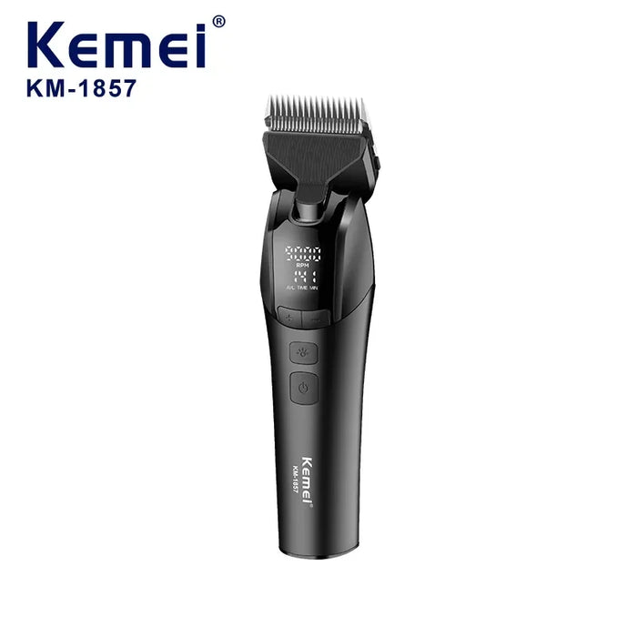 Kemei KM-1857 Dog Clippers Grooming Adjustable Low Noise High Power Rechargeable Cordless Pet Hair Clipper for Dog and Cat