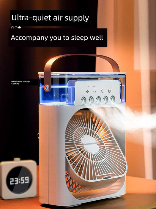 Desktop Student Summer Cooling Water Mist Refrigeration Air Conditioner Fan