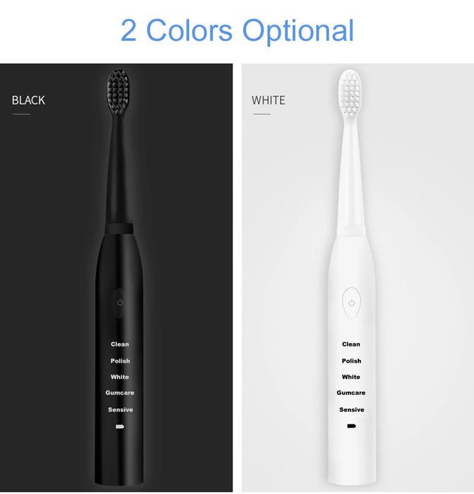 Electric Toothbrush Powerful Ultrasonic Sonic USB Charge Rechargeable Tooth Washable Electronic Whitening Timer Teeth Brush J110