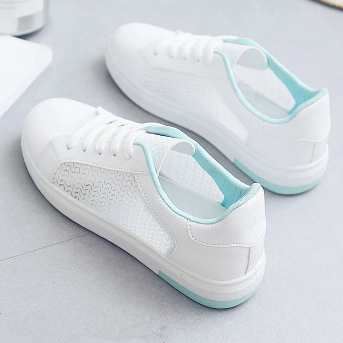 Summer New Breathable Little White Shoes Foe Women Board Shoes Student Leisure Sports Mesh  Women Sneakers