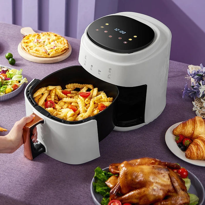 8 liter household fully automatic intelligent oil-free air fryer electromechanical oven