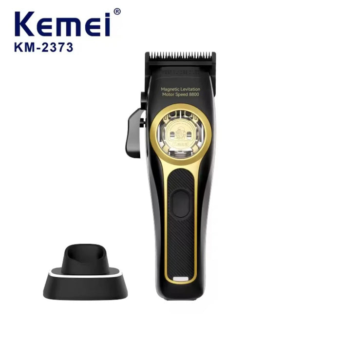 Kemei Hair Trimmer Professional Hair Clipper Maglev Motor Haircut Machine Charging Base Hair Clipper Trimmer for Men KM-2373