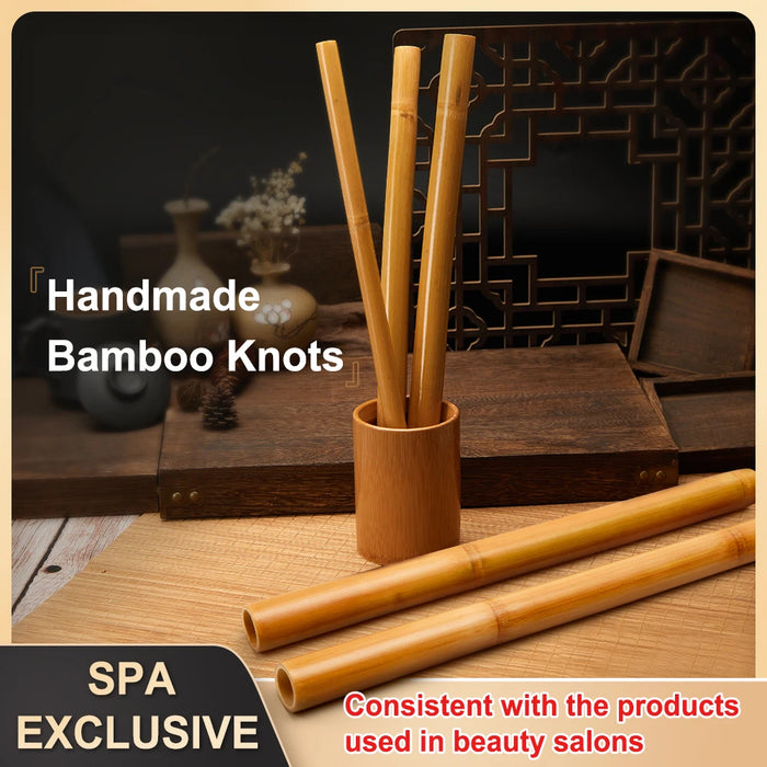 Natural Bamboo Massage Sticks Wood Therapy Anti Cellulite Gua Sha Massager Muscle Fitness Relaxtion Maderoterapia Scraping Tool