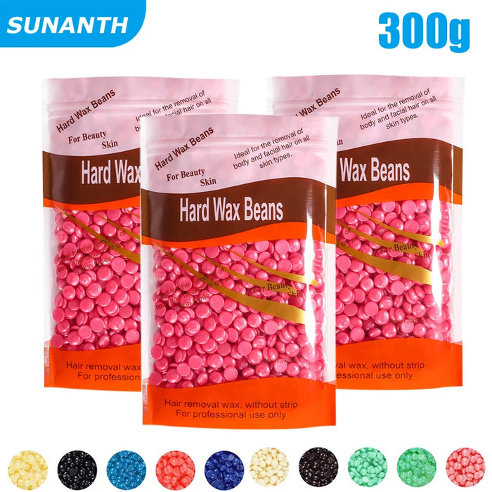 50g/200g/300g Hard Wax Beans Heating Machine Hair Removal Machine Wax Melting PotHot Film Painless Waxing Unisex Hair Removal