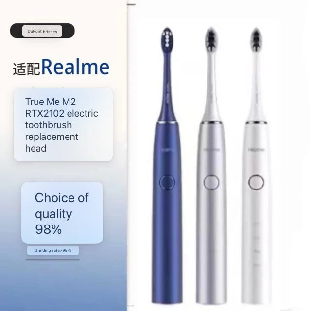 4/8/16PCS Realme M1/RMH2012/M2/RTX2102 Replacement Toothbrush Heads For Realme Electric Toothbrush M1/RMH2012/M2/RTX2102