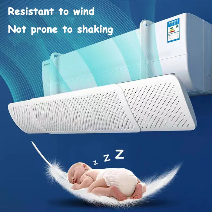 Anti-Direct Blowing Scalable Air Conditioning Windshield Universal Windproof Wall-Mounted Air Outlet Baffle Confinement Cold Air