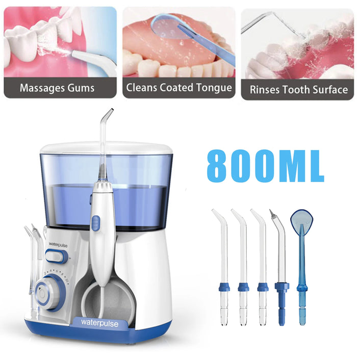 Electric Water Flosser Jet Pick Oral Irrigator 800ml Dental Teeth Cleaner