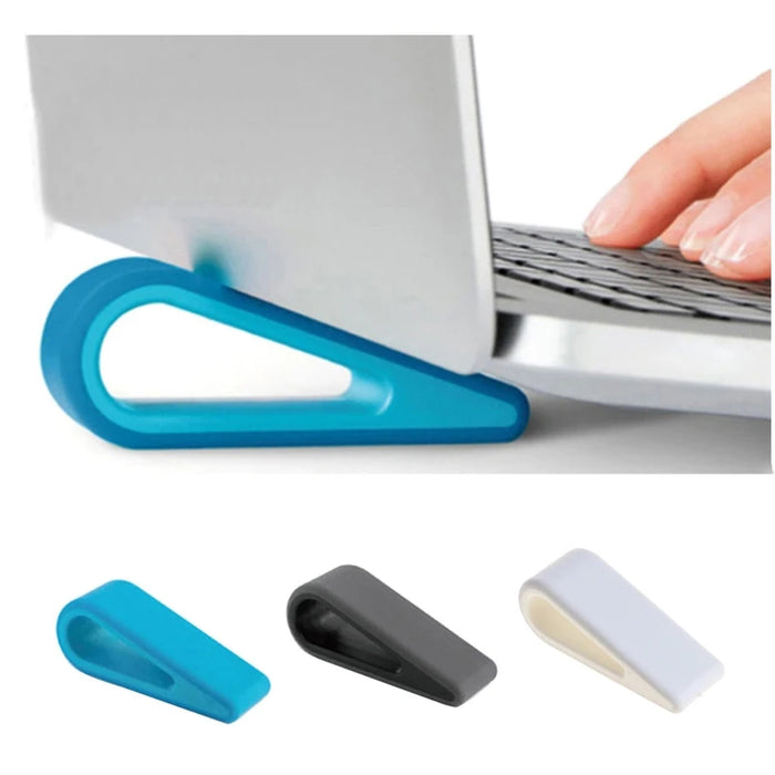 Soft Silicone Laptop Stand Adjustable Bracket Desktop Computer Increased Shelf Cooling Base Pad Support Holder