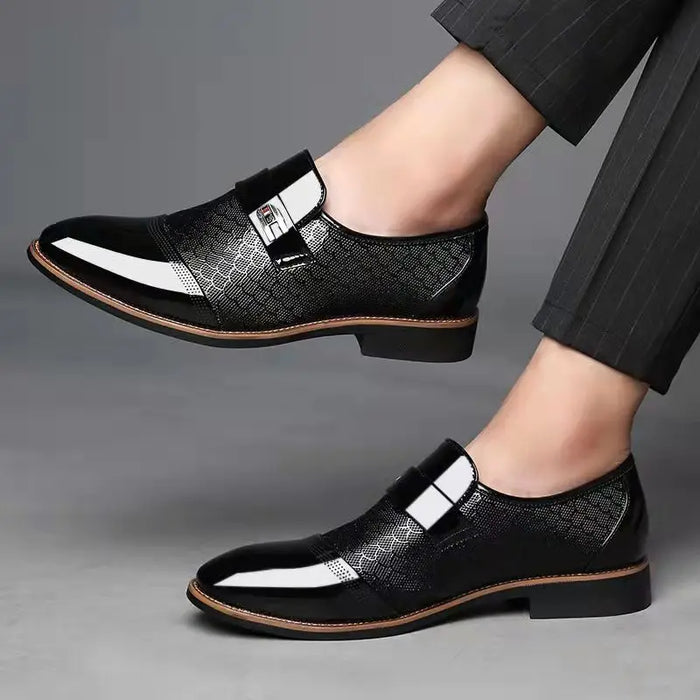 Wedding Business Dress Nightclubs Oxfords Breathable Working Lace Up Shoes New Fashion Mens Leather Shoes