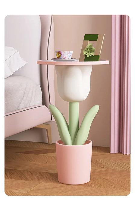 Nordic Style Sofa Side Small Coffee Table 30cm Tulip Shape Storage Side Table Bedroom Bedside Table Desk Living Room Furniture