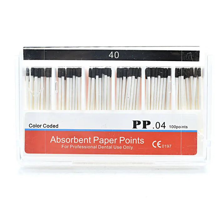 Dental Absorbent Paper Points 0.04taper Root Cancel Endodontics Cotton Fiber Tips Dentist Product