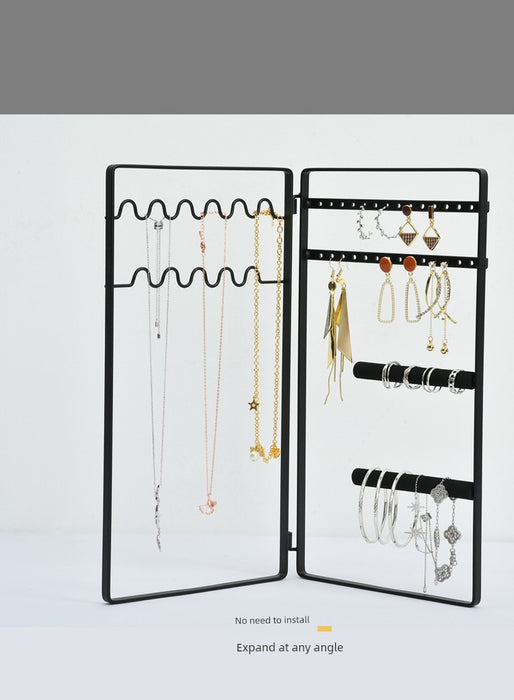 Zhen Mei Jewelry Display Stand For Home Multi-Function Earrings Ear Studs Storage Rack High-End Entry Lux Pendant Necklace Jewelry Rack