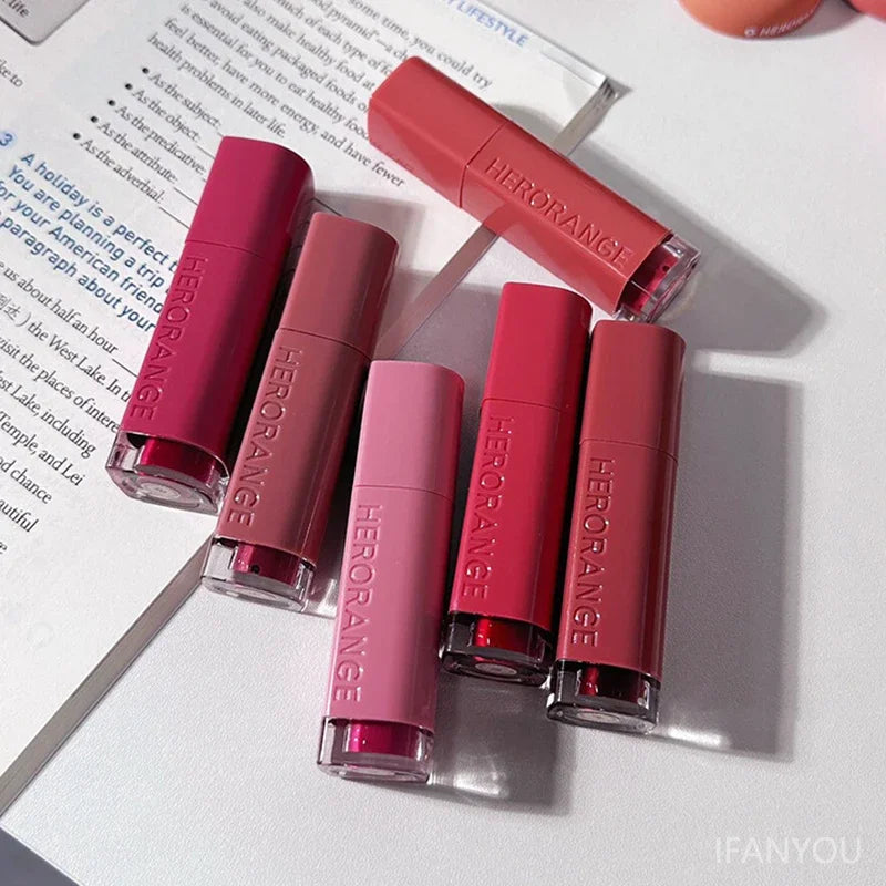 Cloud Mirror Water Light Glass Lip Gloss Ice Tea Lip Glaze Lasting Hydrating Waterproof Transparent Jelly Liquid Lipstick Makeup