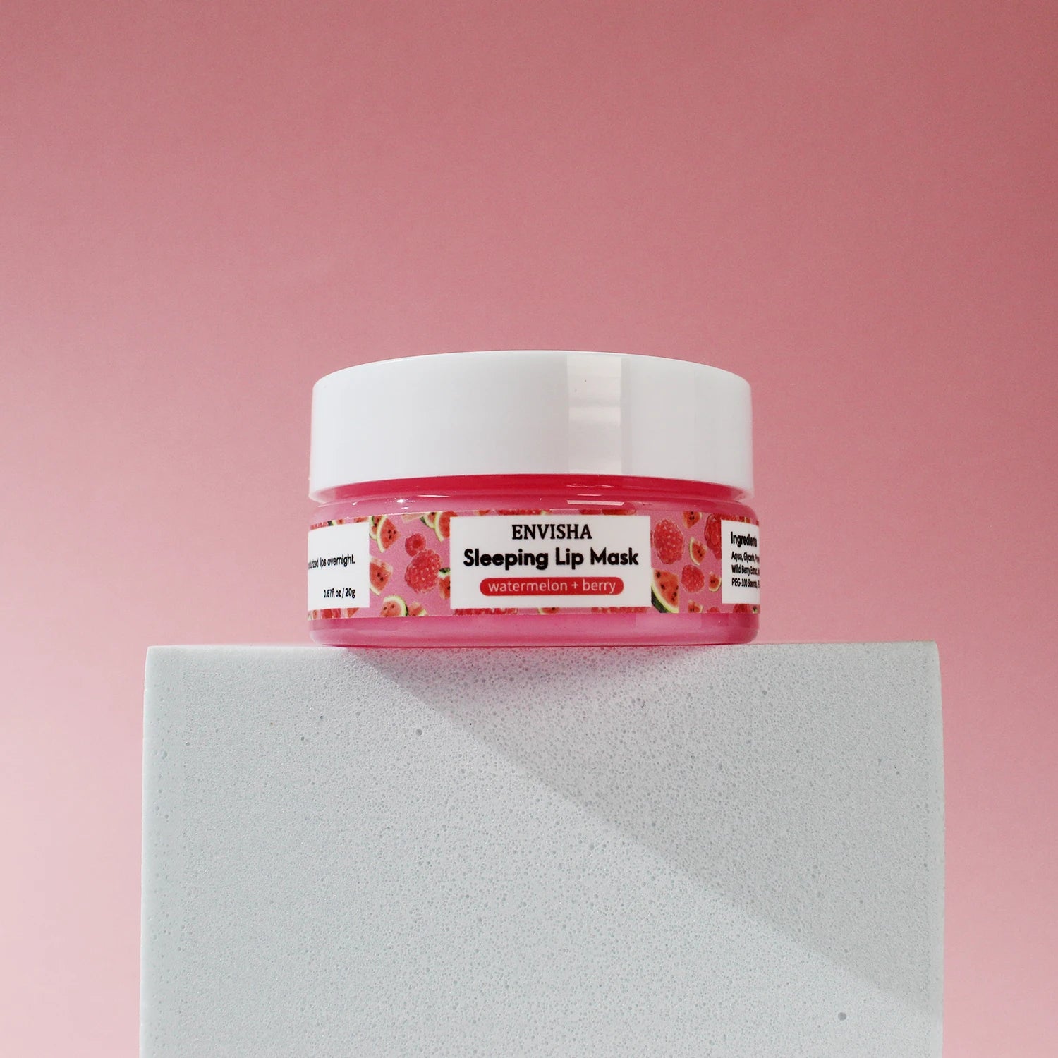 ENVISHA Mango Lip Sleep Mask Night Sleeping Maintenance Moisturizing Fade Lip Lines Nourishing Lip Balm Skin Care Beauty Health