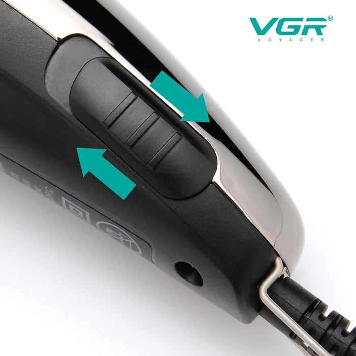 VGR Hair Trimmer Adjustable Hair Cutting Machine Professional Hair Clipper Electric Haircut Machine Wired Trimmer for Men V-121