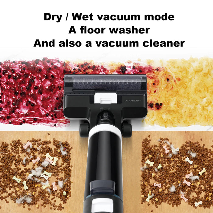 Liectroux i7 Pro Cordless Handheld Smart Vacuum Cleaner,Wet Dry,Floor & Self drying,Self Cleaning,voice gulance