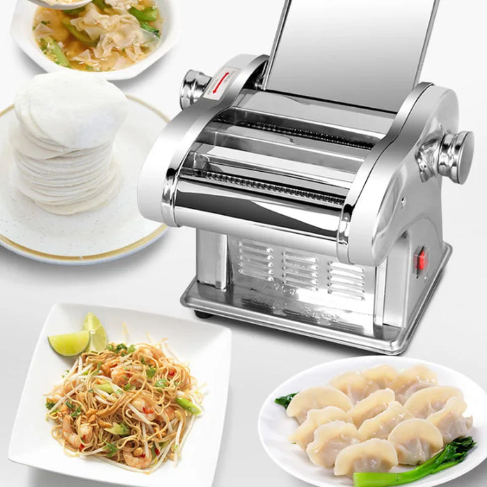 1 Blade Electric Stainless Steel Pasta Maker Machine Noodle Making Machine Dough Sheeter Dough Roller