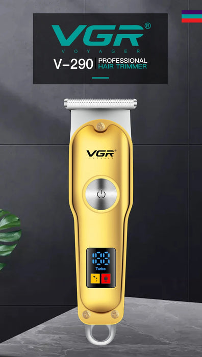 VGR Hair Clipper Cordless Hair Cutting Machine Electric Barber Hair Trimmer Mini Haircut Machine Portable Clipper for Men V-290