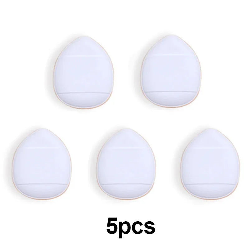 5/10Pcs Mini Finger Puff Foundation Small Air Cushion Powder Sponge Face Concealer BB Cream Cosmetic Applicator Makeup Tools