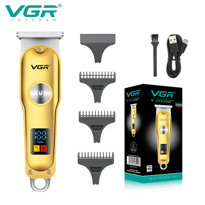 VGR Hair Clipper Cordless Hair Cutting Machine Electric Barber Hair Trimmer Mini Haircut Machine Portable Clipper for Men V-290