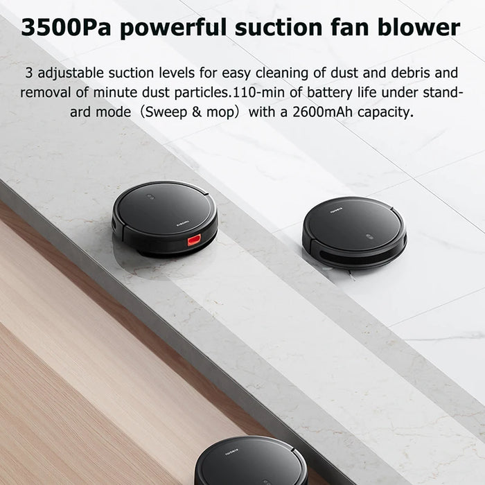 World Premiere Xiaomi Robot Vacuum E10C 3500Pa* powerfulsuction fan blower Intelligent path planning Easily track cleaning