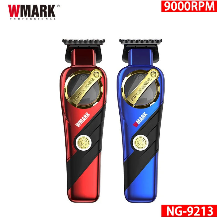 WMARK NG-9213 Magnetic Levitation Motor Engraving Shears Barbershop Men's Professional Hair Clipper DLC Blade 9000RPM High Speed