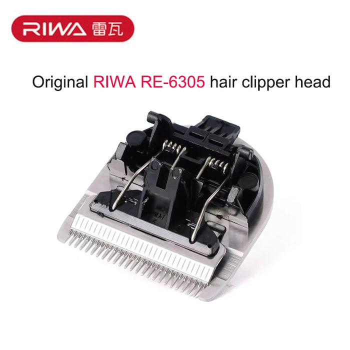 Replacement Hair Clipper Blade Power Cable for RIWA RE-6305 Washable Professional Barber Trimmer Steel Cutter Head Accessories