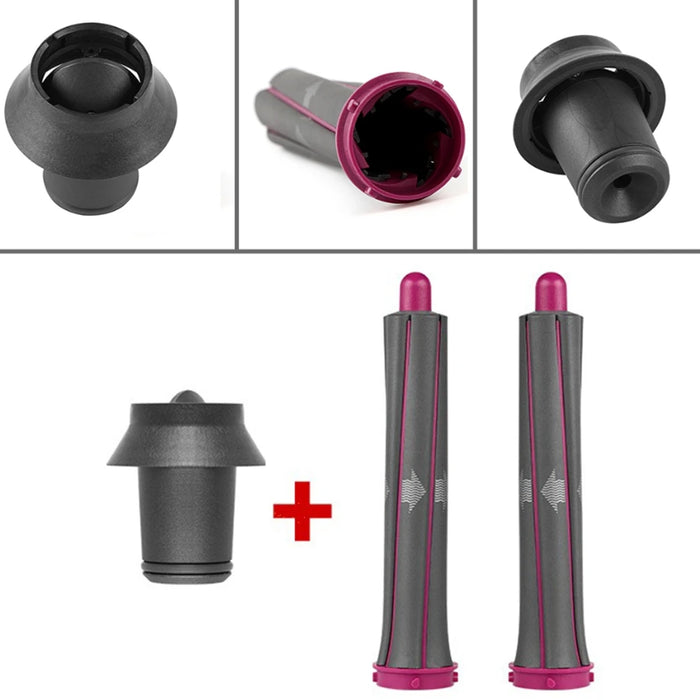 Hair Dryer Long Barrels Attachment Automatic Curling for Dyson Airwrap Long Curl Barrels Hair Dryer Air Styler Tool 2PCS