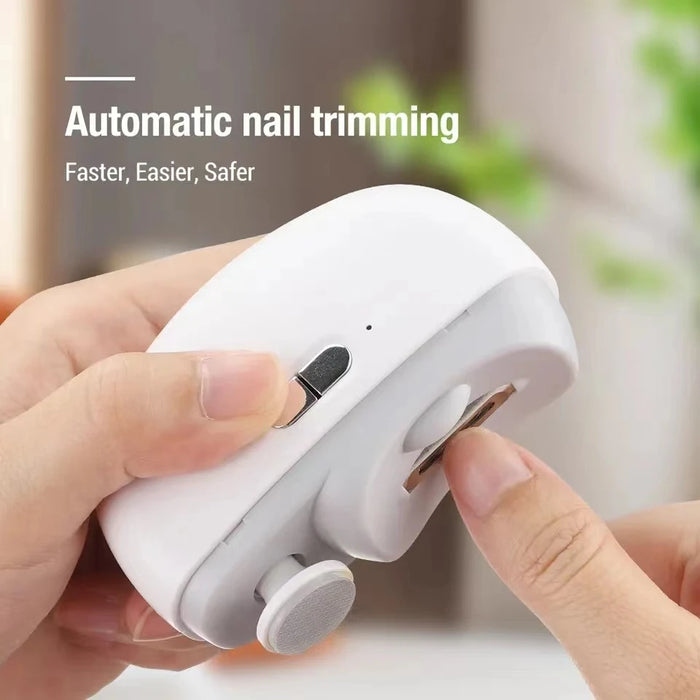 Electric Nail Clipper Grinding and Polishing 2 in 1 Multifunctional Portable Automatic Nail Grinder Electric Manicure Tool