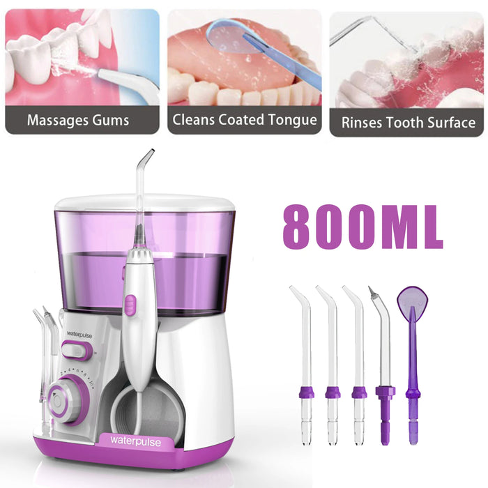 Electric Water Flosser Jet Pick Oral Irrigator 800ml Dental Teeth Cleaner