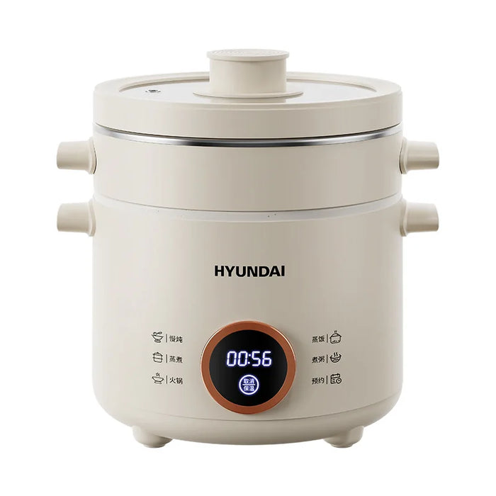 2.0L Rice Cooker Multifunctional Household Porridge Cooking Rice Cooker With Steamer Double Layer Non-Stick Electric Cooker 220V