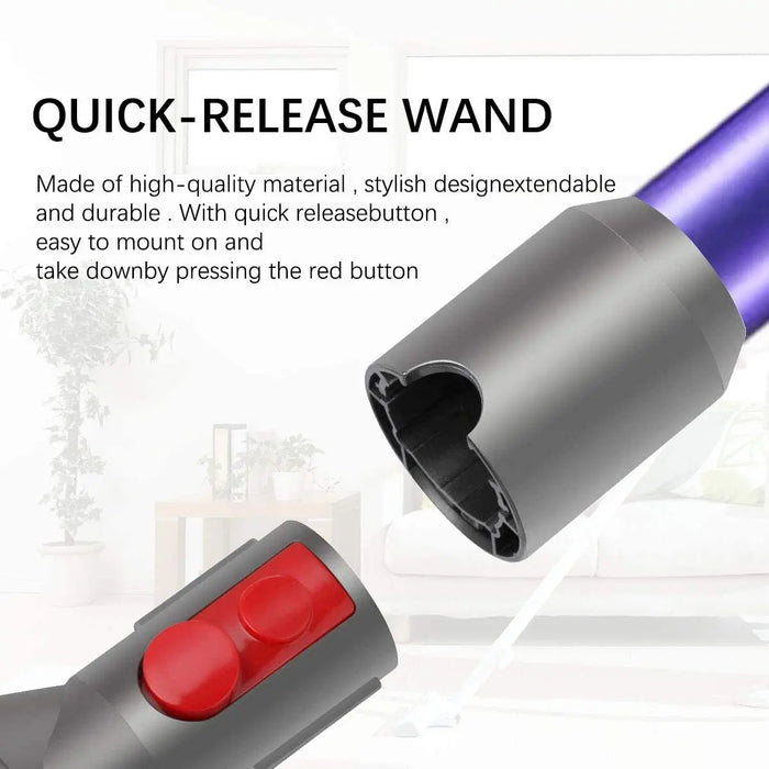 Quick Release Wand Tube Extension Wand for Dyson V8 V7 V10 V11 V15Vacuum Cleaner Replacement Parts Accessories