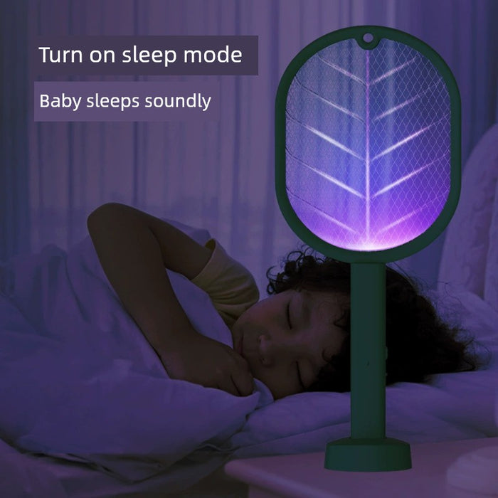 Cheap USB Charging Electric Mosquito Swatter Purple Light Mosquito Trap Mosquito Killer 2-in-1 Electric Mosquito Swatter Household Mosquito Killer