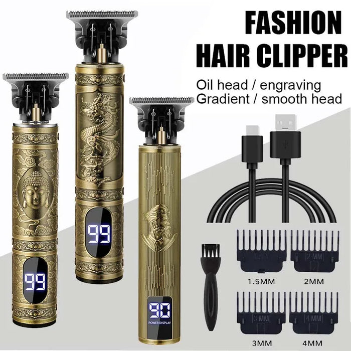 T9 Hair Clipper Cordless Beard Shaving Body Hair Trimmer Electric Hair Cutting Machine Professional Barber Men Trimmer Shaver