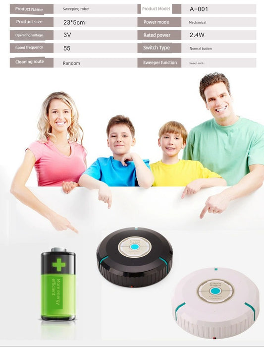 Factory Direct Sales HAC Lazy Household Mini Rechargeable Automatic Intelligent Cleaning Robot Vacuum Sweeper