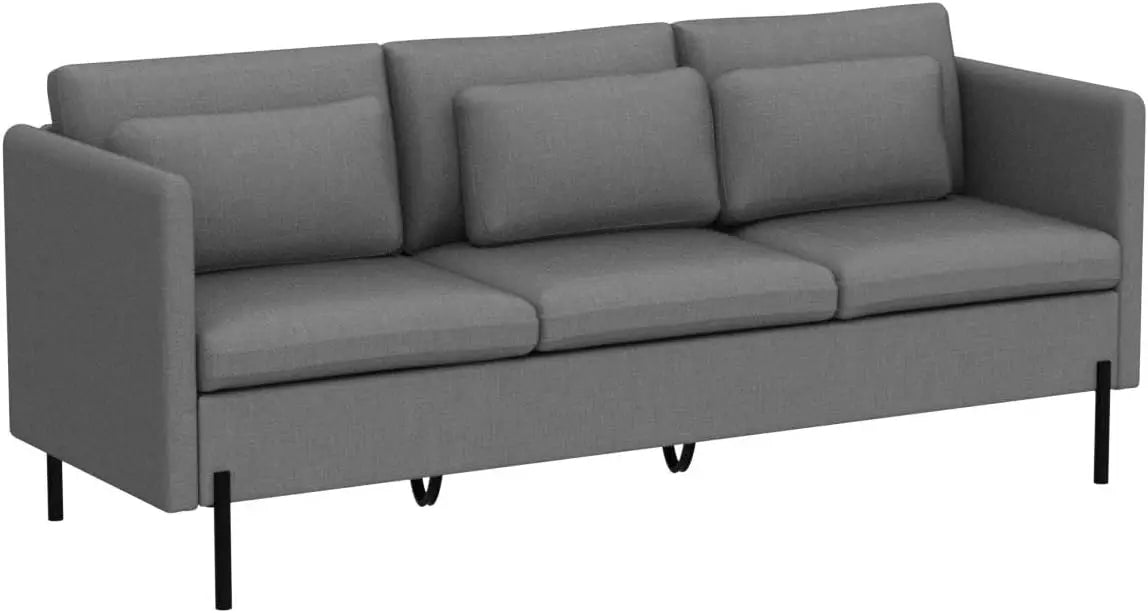 Living Room Sectional Sofa Set, Modern Couches for Living Room, Soft Linen Couch,  Home Furniture