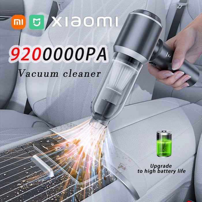 Xiaomi MIJIA Car Vacuum Cleaner 9200000PA Wireless Mini Handheld Strong Suction Clean Machine Portable Vacuum Clean For Home Hot