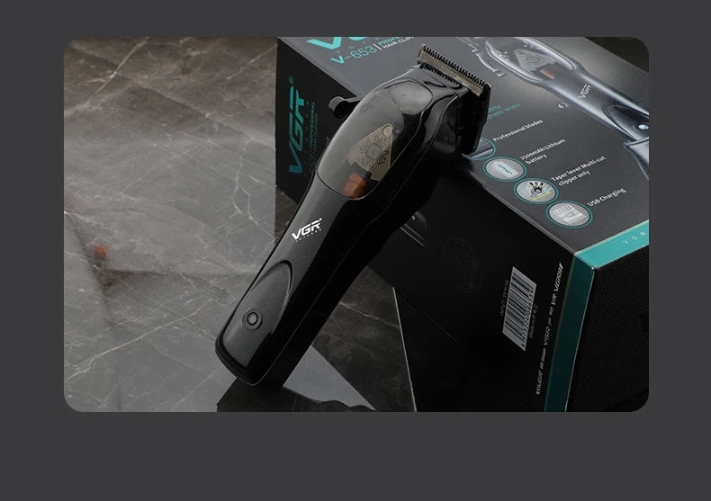 VGR Hair Clipper Professional Hair Cutting Machine Cordless Hair Trimmer Electric Barber Haircut Trimmer for Men V 653