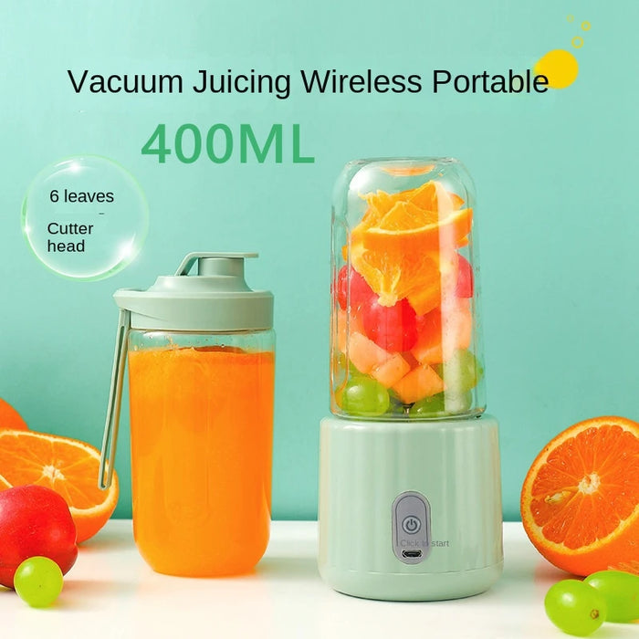 New Portable Fruit Juice Blenders Summer Personal Electric Mini Bottle Home USB 6 Blades Juicer Cup Machine For Kitchen