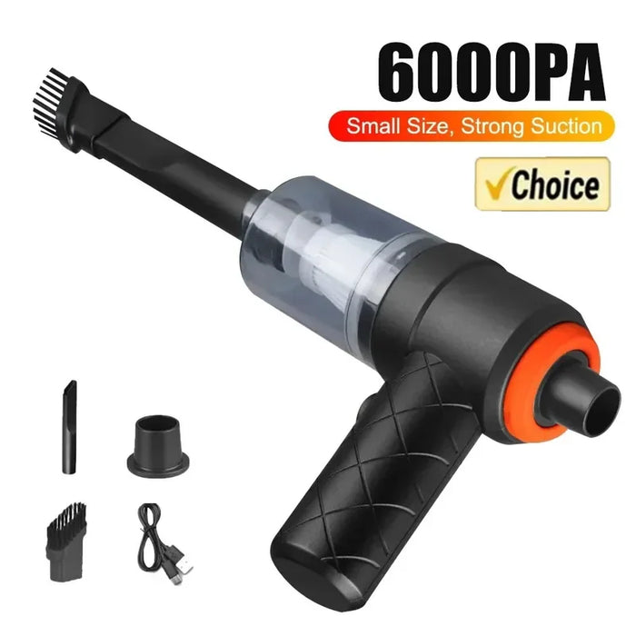 New Wireless Car Vacuum Cleaner 6000Pa Cordless Handheld Cleaning Robot Auto Vacuums Strong Suction Cleaner For Car