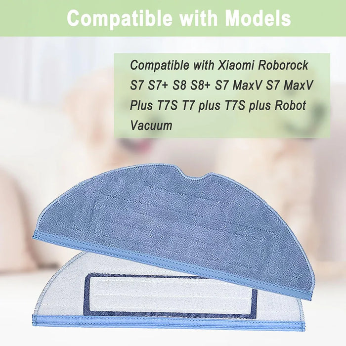 Mop Cloth For Roborock S7 MaxV Plus/S7/S70/S75/S7Max/S7MaxV/T7s/T7s+/S8+/S8/S7 MaxV Ultra Vacuum Cleane Accessories Mop Pads 