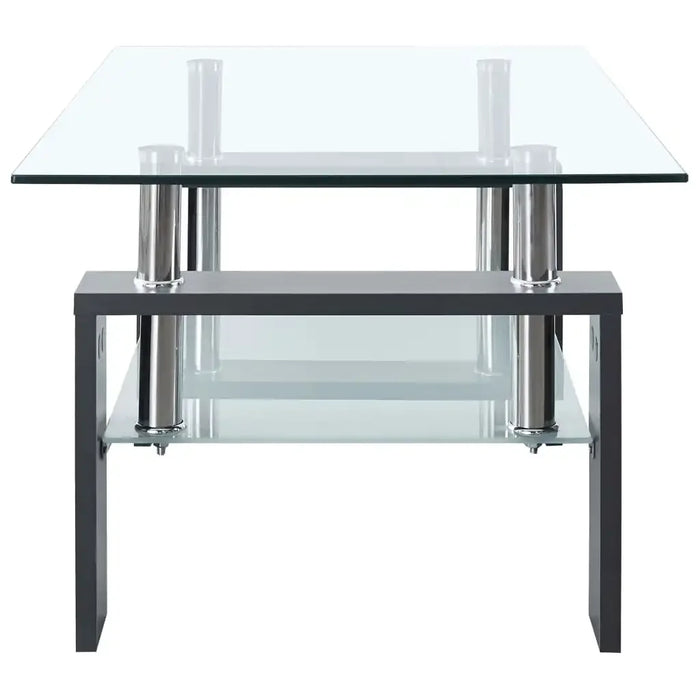 Grey transparent Coffee Table 95x55x40 cm Tempered Glass Nordic Coffee Table for Living Room Table Low side