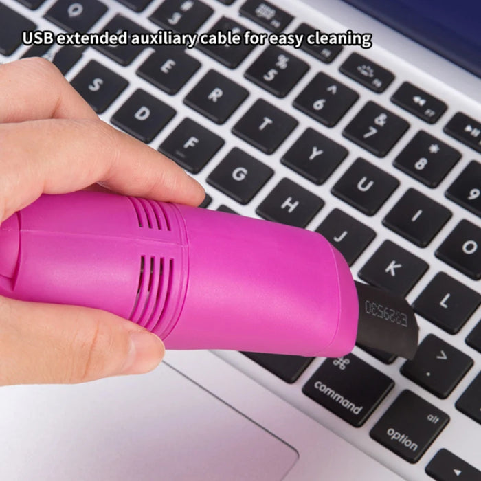 Mini Vacuum Cleaner Keyboard Cleaning Brush Laptop Shell Cleaner Dust Brush Portable USB Handheld Vacuum Cleaner Cleaning Tools