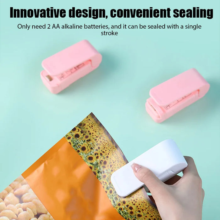 Portable Vacuum Food Sealers Plastic Package Storage Bag Clip Sealing Machine Food Bag Closure Package Sealer Bags Kitchen Tool