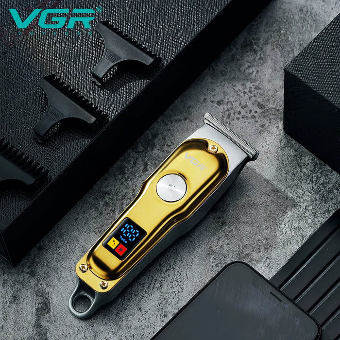 VGR Hair Clipper Cordless Hair Cutting Machine Electric Barber Hair Trimmer Mini Haircut Machine Portable Clipper for Men V-290